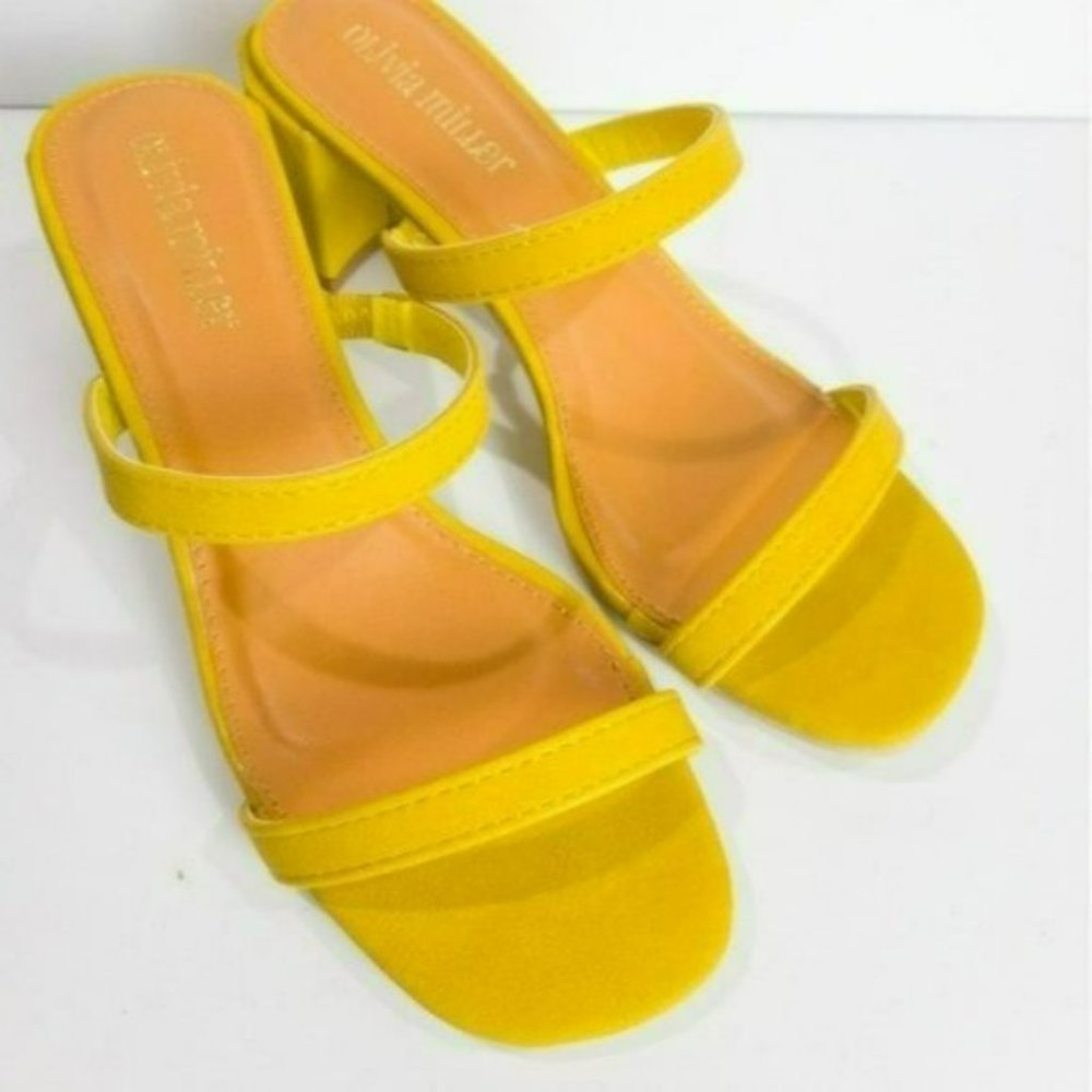 Olivia Miller Out on the Town Block Heel Sandals-6 - Picture 2 of 3